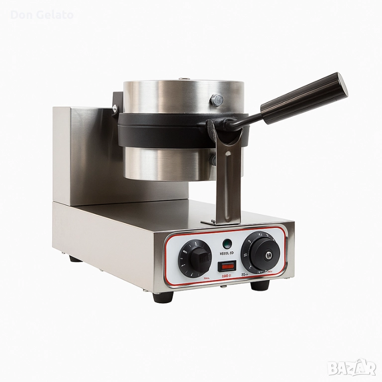 Професионален гофретник за белгийски гофрети с въртяща се глава – Rotary Waffle, снимка 1