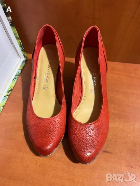 Дамски обувки естествена кожа Marco Tozzi, снимка 1