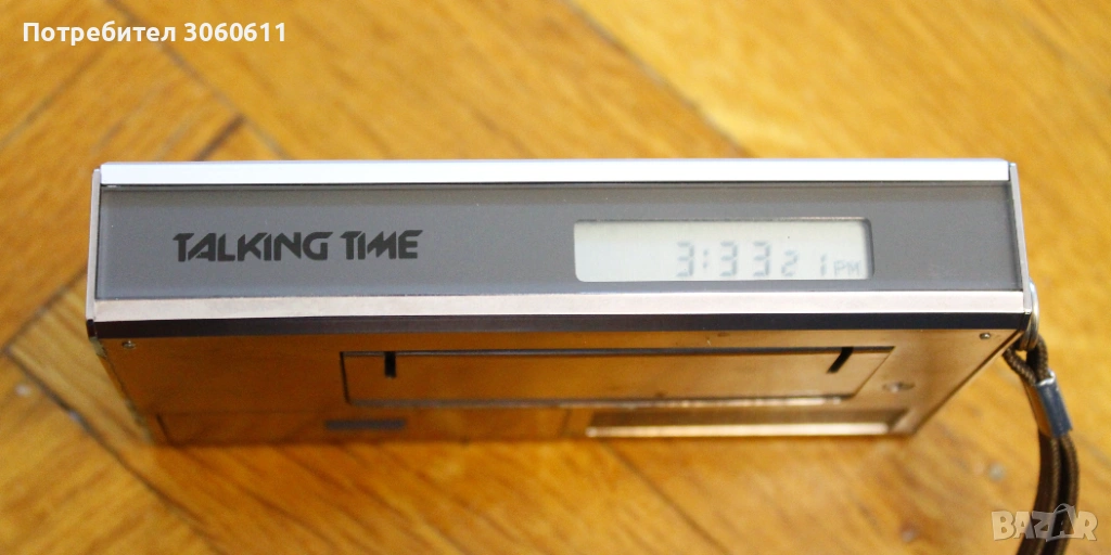 Sharp CT-660E Elsi Quartz Talking Time Alarm Clock Vtg 1980s говорещ часовникSynthesizer Working, снимка 1