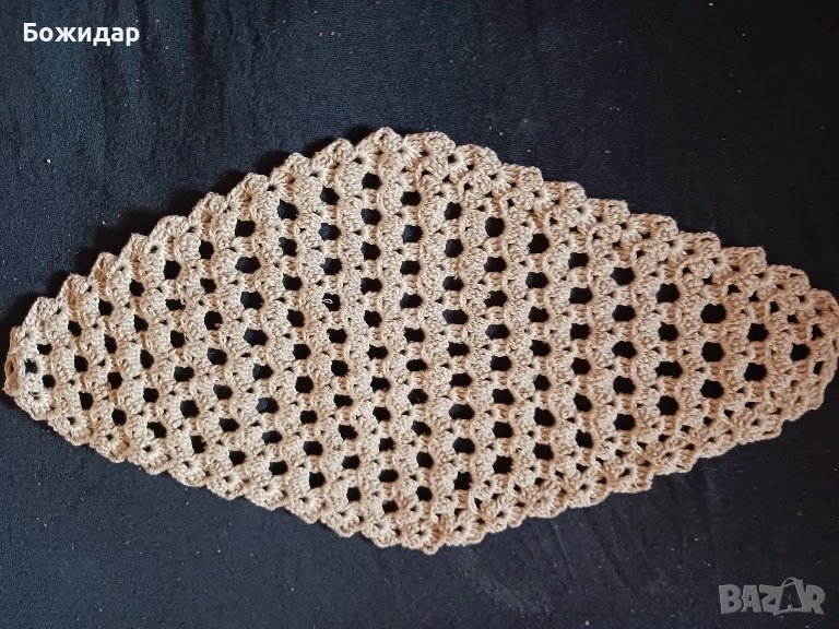 Ръчно Плетено Каре (терличка).На 1 кука., снимка 1
