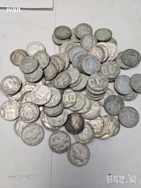 Продавам 150 бройки сребърни 50 лева от 1934 година., снимка 1