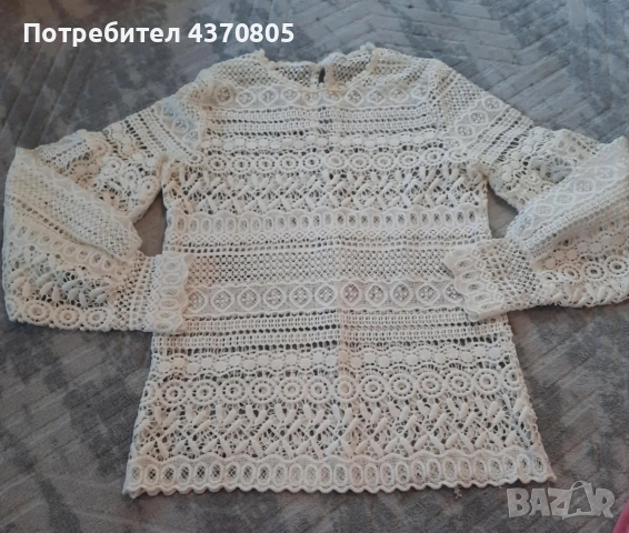 официална дантелена блуза