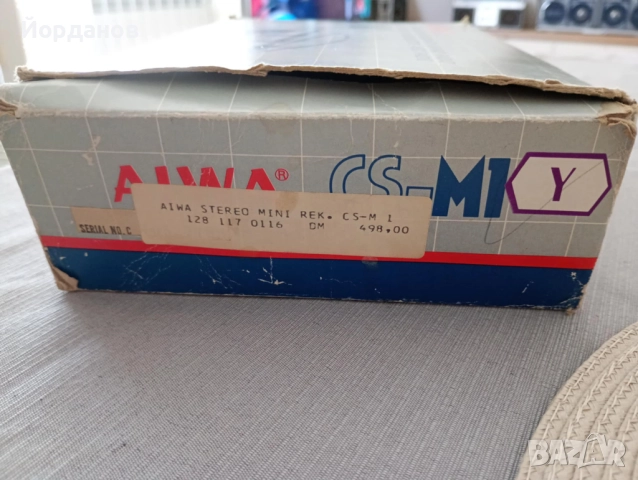 Aiwa CS-M1- мини Boombox, снимка 8 - Радиокасетофони, транзистори - 51618444