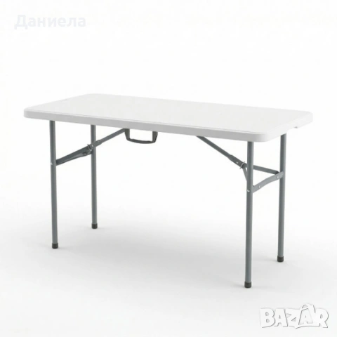 Сгъваема маса + 4 сгъваеми стола - практичен, здрав и удобен комплект за всяко събитие, снимка 11 - Градински мебели, декорация  - 54286793