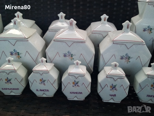 Стар български сервиз за подправки, снимка 2 - Антикварни и старинни предмети - 51595878