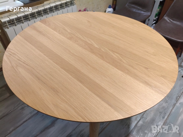 Маса Jysk MARSTRAND Ø110/110x200, снимка 1