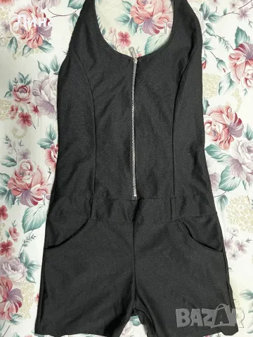 Черен гащеризон , снимка 2 - Гащеризони - 49673965