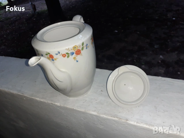 Страхотен порцеланов чайник Bavaria порцелан, снимка 5 - Антикварни и старинни предмети - 53470213