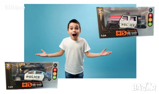 Полицейска кола или джип - Звук, светлина и реално действие в една играчка, снимка 3 - Коли, камиони, мотори, писти - 52777890