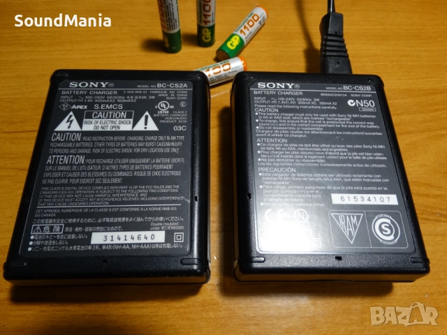 SONY BC-CS2A и SONY BC-CS2B ..., снимка 4 - Батерии, зарядни - 52974803