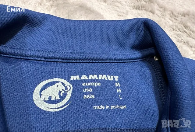 Мъжка тениска Mammut Polo Tee, Размер М, снимка 3 - Тениски - 46982511