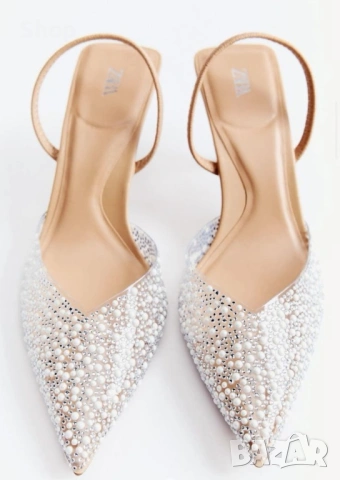 👡 Обувки на ток на Zara, снимка 2 - Дамски обувки на ток - 53782613