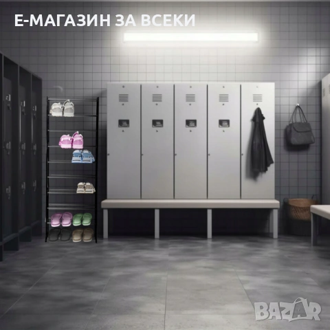 Метален органайзер за обувки с 10 нива подходящ за 30 чифта, снимка 2 - Други - 53926724