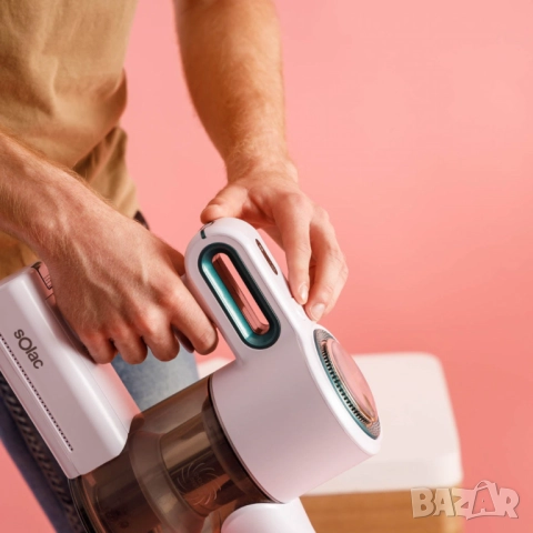 Безжична прахосмукачка Solac Turbobat Power - С HEPA филтър и LED четка, снимка 15 - Друга електроника - 51856357