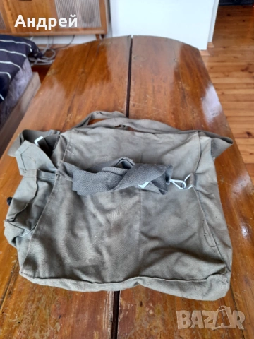 Стара торба от противогаз #2, снимка 4 - Антикварни и старинни предмети - 53623553