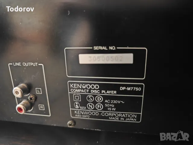 Cd Player Kenwood DP-M7750, снимка 10 - Аудиосистеми - 49410949