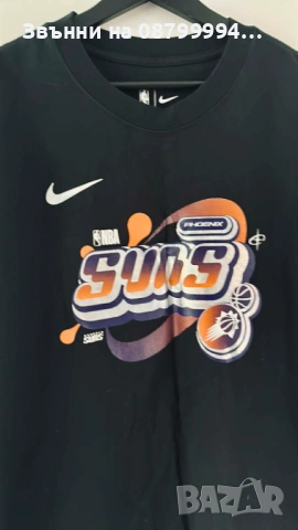 Тениска Блуза Nike NBA Phoenix Suns Courtside Max90, снимка 2 - Тениски - 53510025