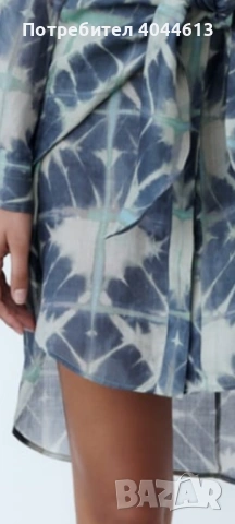 Дамска рокля от 100% рами, снимка 3 - Рокли - 54056264