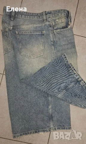 Дамски дънки бермуди BERSHKA , снимка 5 - Дънки - 49983939