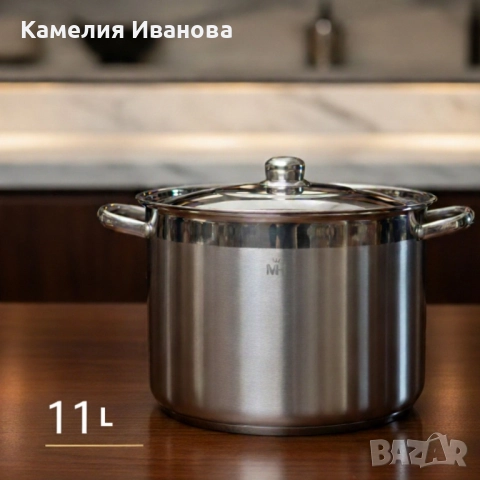 Неръждаема тенджара, снимка 5 - Съдове за готвене - 52290013