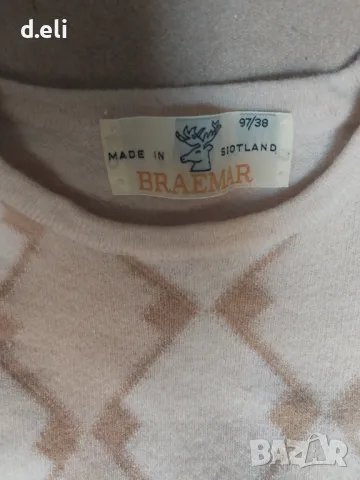 BRAEMER. Scotland Size M 100% вълна, снимка 3 - Блузи с дълъг ръкав и пуловери - 47829923