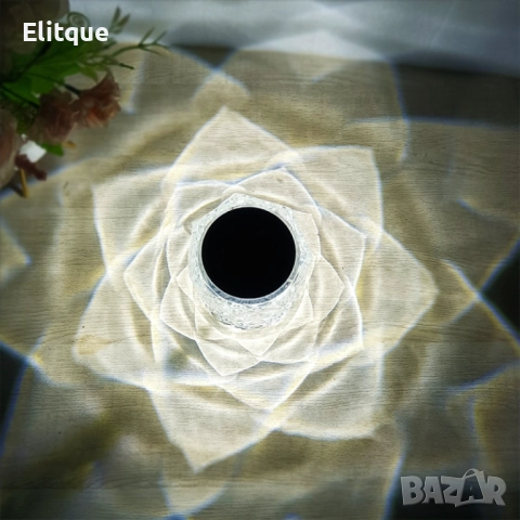 LED RGB сензорна настолна кристална лампа с функция за 16 цвята и дистанционно управление, снимка 9 - Други стоки за дома - 52905125