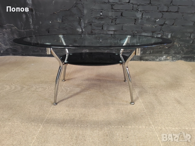 Стъклена маса за кафе, снимка 3 - Маси - 52355656