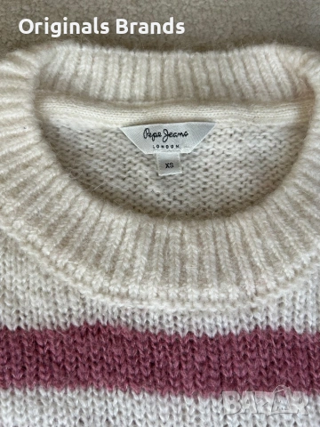 ❤️Уникален нов пуловер на PEPE JEANS, размер XS!❤️, снимка 2 - Блузи с дълъг ръкав и пуловери - 54148259