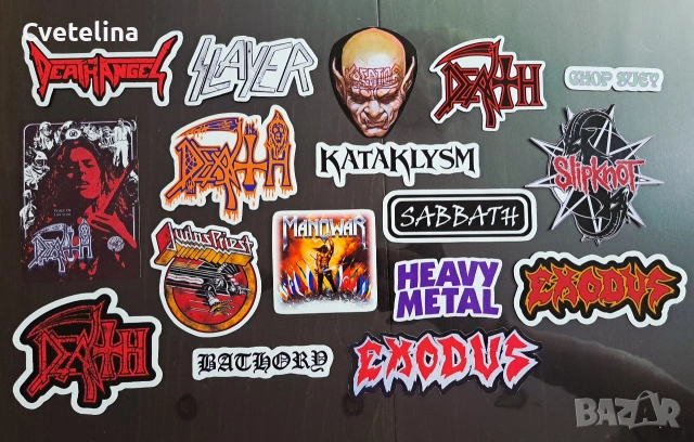 Персонализирани стикери - метъл и рок , снимка 4 - Колекции - 53228264