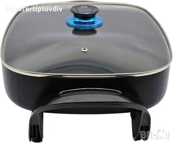 Електрически тиган Shov,30 x 40 cm,Гаранция, снимка 5 - Котлони - 53655336