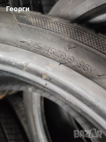 4бр.летни гуми 225/45/19 Hankook, снимка 7 - Гуми и джанти - 45877972