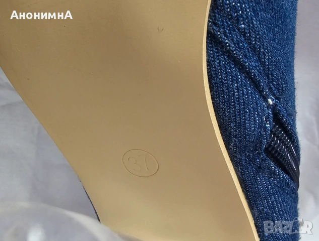 Дънкови обувки на ток Sergio Todzi, снимка 6 - Дамски ежедневни обувки - 53925009