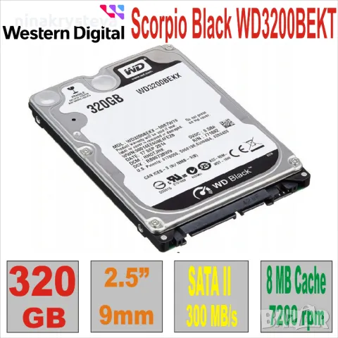 Втора употреба HDD 2.5“ SATA ТЕСТВАНИ И С ГАРАНЦИЯ, снимка 5 - Твърди дискове - 46906093