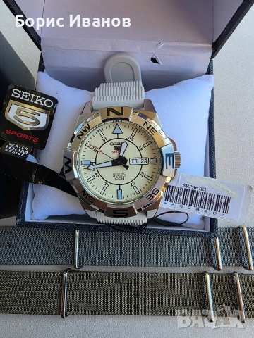 Seiko 5 Sports Military SRPA67k1, снимка 3 - Мъжки - 54301464