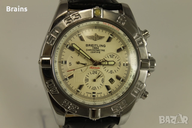 Мъжки Хронограф BREITLING Automatic Chronometre, снимка 4 - Мъжки - 52628083