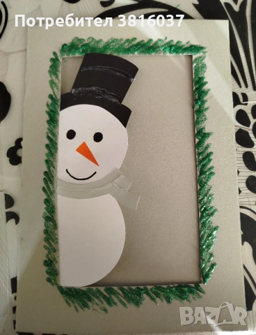 Ръчно изработени Коледни картички , снимка 6 - Коледни подаръци - 52528555