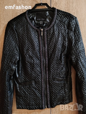 Дамско кожено яке "AMISU", снимка 3 - Якета - 28021288