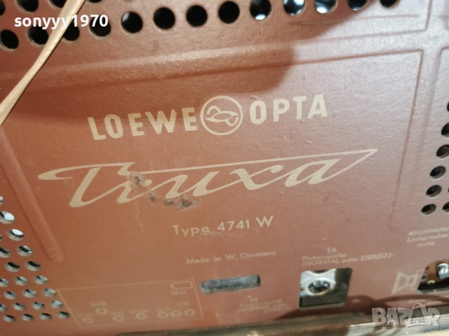 LOEWE OPTA TRUXA type 4741w-STEREO TUBE RECEIVER-ВНОС SWEDEN-КОЛЕДНА ЦЕНА 565ЛВ 2112251726, снимка 15 - Ресийвъри, усилватели, смесителни пултове - 52867485