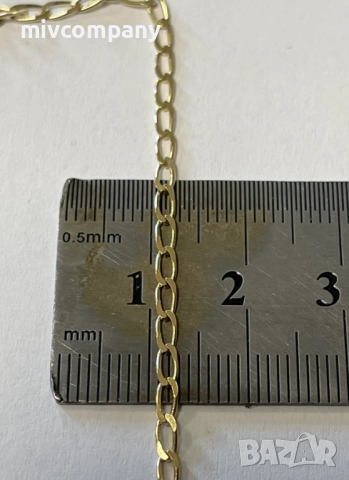 Златен синджир 4.50гр.51см., снимка 3 - Колиета, медальони, синджири - 52615999