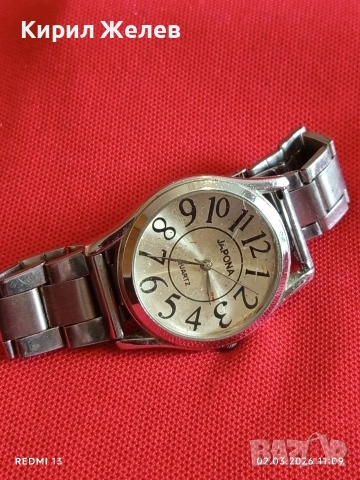 Дамски часовник JAPONA QUARTZ много красив стилен дизайн 53747, снимка 6 - Дамски - 53676243