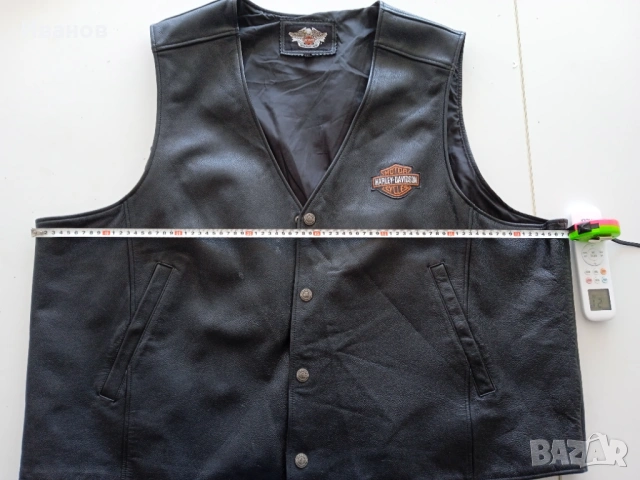 Кожен елек, елече Harley Davidson, 5xl, снимка 2 - Други - 53824210