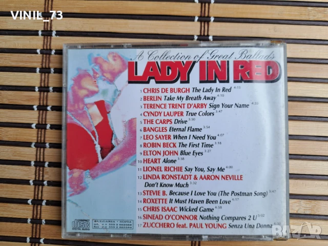  Lady In Red - A Collection Of Great Ballads, снимка 3 - CD дискове - 50613790