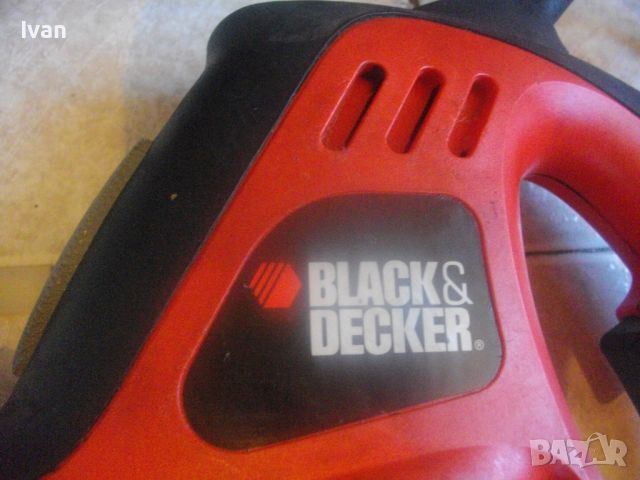 Саблен Реципрочен Тандемен Трион-ОРИГИНАЛЕН Английски BLACK DECKER-400 Вата-В Куфар-ОТЛИЧЕН-ПочтиНов, снимка 8 - Други инструменти - 45112148