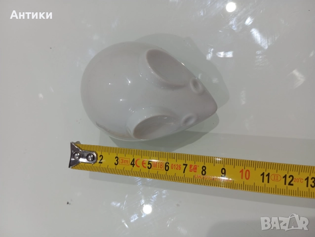 Стара порцеланова кутия за бижута маркирана , снимка 6 - Антикварни и старинни предмети - 52553717