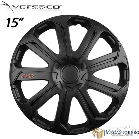 Тасове за джанти 15'' Versaco Evo Black, снимка 1 - Аксесоари и консумативи - 46894182