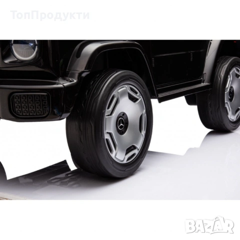 Акумулаторен джип Mercedes EQG Electric G-Class 12V с отварящи се врати меки гуми 4x4, снимка 5 - Детски велосипеди, триколки и коли - 53071033