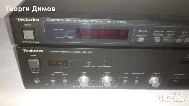Усилвател+Тунер Technics SU-V2X  ST-Z55AL, снимка 3 - Ресийвъри, усилватели, смесителни пултове - 53681805