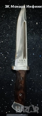 Нож USA DESIGN 2008 с калъф , снимка 2 - Ножове - 53408081