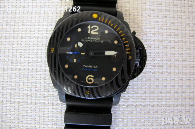 Panerai Submersible Carbotech  – Масивен 47 mm часовник автоматик, снимка 13 - Мъжки - 45038340