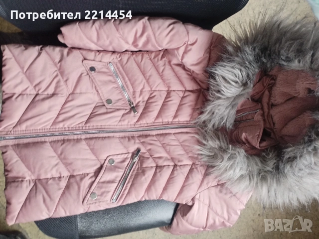 Момичешко детско, зимно яке 116 номер